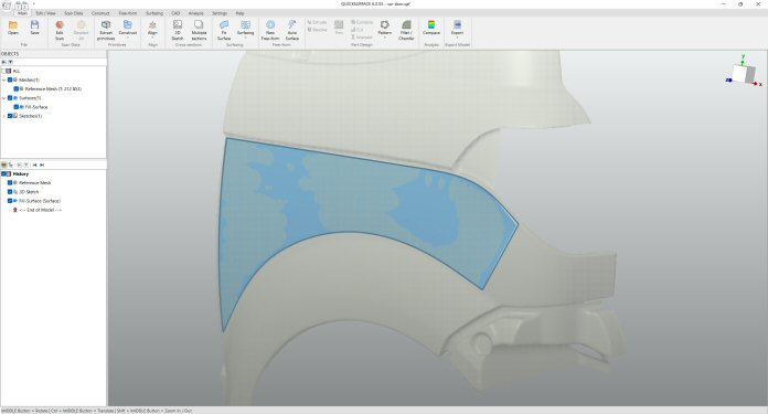 QUICKSURFACE Pro_fillsurface