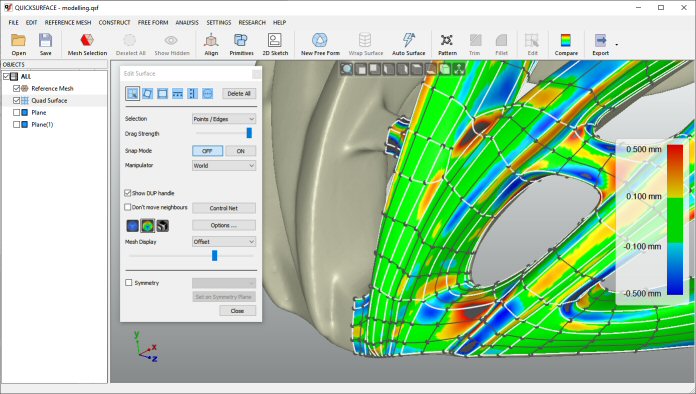 QUICKSURFACE Pro_qs_product_free_form_toleranced