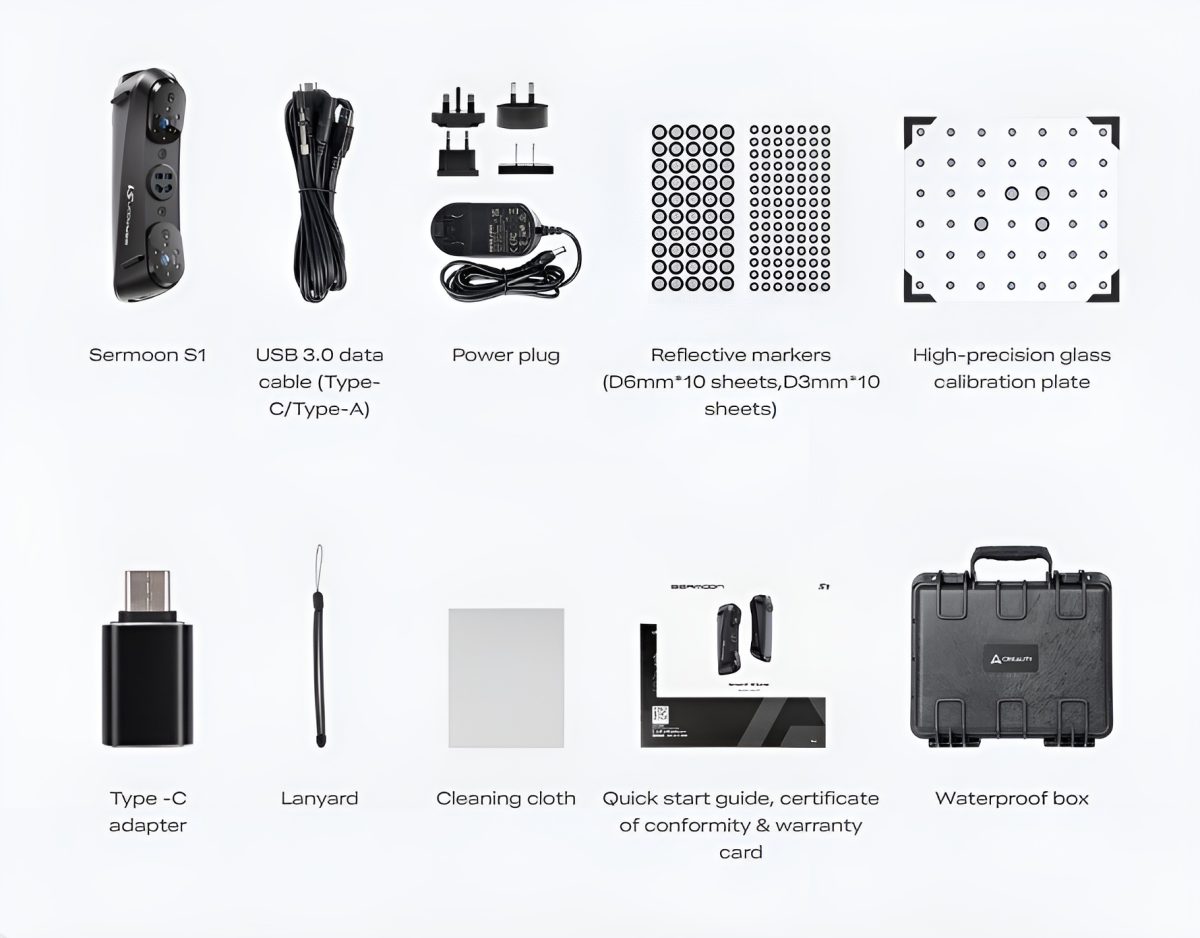 Creality Sermoon S1 Whats in the box