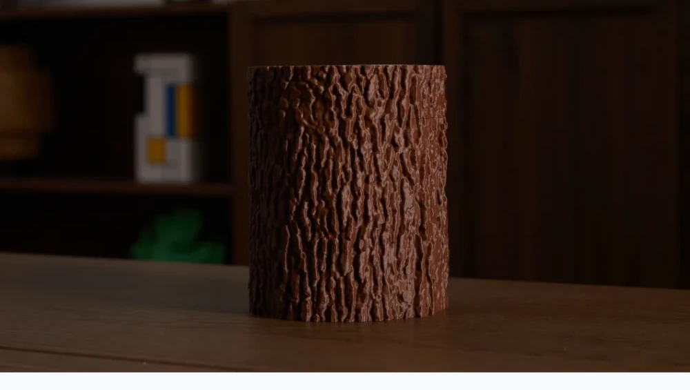 PC_Tree Trunk Trash Can with Swing Lid by Gazzaladra